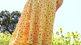 Hairy busty hottie with pierced nipples masturbates