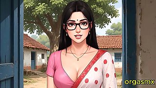 Desi Hot Puja Auntie Romantic Night - MILF