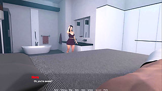 A Bath with Stepmom- Away From Home 3D Porn Gameplay