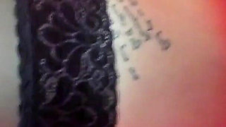 Hot Red Neon Oiled Girl