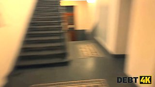 Debt4k. forgive my debts while my husband is observing tv!