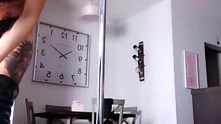 Tattoed Babe Dancing