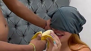 Sexy Blonde Rides a Hard and Rich Brunette Cock Full of Milk