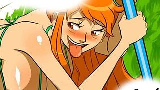 One Piece - Nami Sex Xmas - Christmas Gift - Meet N Fuck Parody Part25