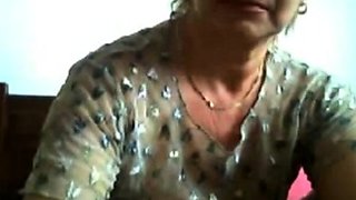 Abuela divina una webcam amateur ertica