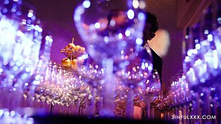 Kristina Grace's Heat Ignites Wild Blowjob Threesome Passion