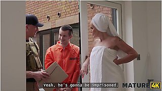 Sam Bourne And Mackenzie Page In Young British Robber With A Huge Cock Fucked Hard His Hot Milf Neighbour