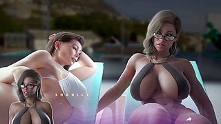 Naughty cartoon fantasy with loveskysan69real in steamy anime hentai action