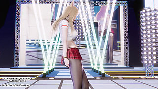 MMD I Ren - Butt - Ahri Sexy Kpop Dance League of Legends Hentai Uncensored 4K 60FPS