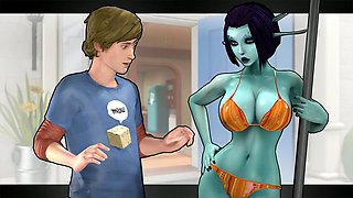 Summer Daze: Big Tits, Big Ass  Blowjob Porn