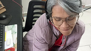 Do you like it when I suck your cock while I work?