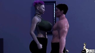 Big Tit Emo Punk Girl Gets Fucked Hard by Huge White Cock - Uncensored Hentai