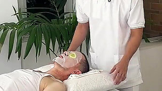Part 1: My Jealous Husband Joins Me at the Spa While the Masseur Fucks Me Right Next to Him