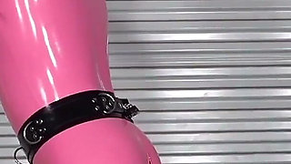 Pink Rubber Gimp Part3