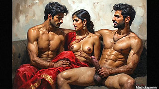 Naught indian girl sucking her stepbrother and her stepfather dick in bathroom and hardcore fucking