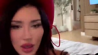 Sensual model delivers intense sensual striptease passion with passionate desire