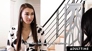 Watch pretty Kira Noir and Bella Rolland's clip