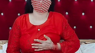 Hindi Mature Women Dildo Riding with Urdu Hindi Dirty Talking