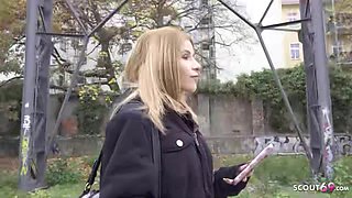 GERMAN SCOUT - Ass Fucking Casting Ashley Ross