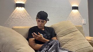Stepson surprises his big ass stepmom with a hard pounding in her room