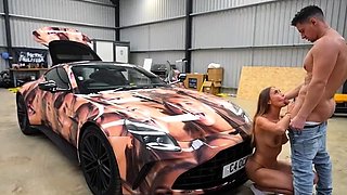 Lily Phillips Car Fuck & Facial Lily Gets Fucked Over