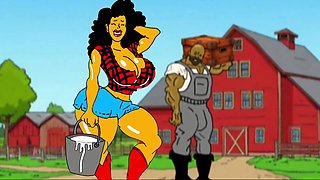 Redneck's Slutty Wife. Cartoon