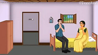 Desi Mom Fucks College Friend in Front of Her Son - Outdoor Indian Stepmom Sex