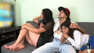 Distracted While My BF Fucks Her - Blowjob, Doggy & BWC Action