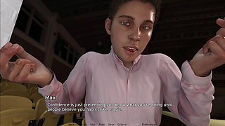 Comforting A Cute Stranger Girl Near Vending Maching as She Played a Bad Basketball Game Today