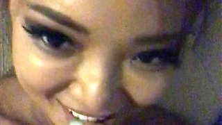 Amateur asian big babe suck and anal