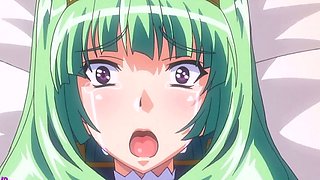 Busty Green-Haired Princess Takes Rough Pounding from Knight
