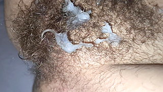 Hairy pussy cumshot compilation 6