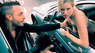 Insolent model gets filmed working the dick in supreme positions