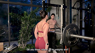 Passionate Sex with a Stranger After the Gym - Danner Mendez and Iris Rodriguez