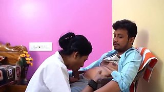 Indian Doctor and Nurse Fuck Hard During Night Shift Homemade
