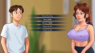 Yoga pants fantasy with loud moans and animated adventures