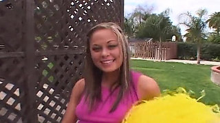 Skinny girl enjoys riding a huge cock on the bed to a cumshot