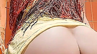 Hot Stepmom Is Naughty in the Bathroom and Cums Quickly Under Porn, Big Lips in a Furry Bush - Ginnagg