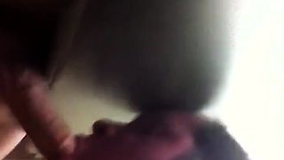 Big Cock Blowjob Under the Stall with Cum in Mouth