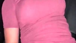 Cheating Busty Wife Car Hookup During A Risky Night - Pov
