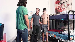 Greg Mckeon, Sammy Eros And Dante Drackis - Stepdaddy And Stepsons In Secret Romance