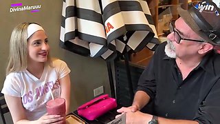 Sugar Babe, Divina Maruuu And Sugar Daddy - Incredible Porn Clip Big Ass Check Ever Seen