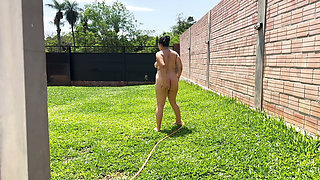 I Shower in My Stepfather's Garden