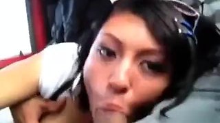 Latina bj in car: Blowjob, Amateur  Fansly Porn