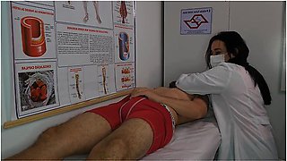 Nurse Gets Excited By Patients Erection