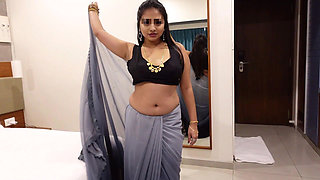 Beautiful Indian Aunty Doggy Style in Saree