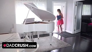 Virgin beauty Mickey Tyler gets stepdaddy's dick