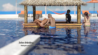 Tacos Cuck Watches His Wife Giving Pussy to an Old Chap and Deepthroating His Cock by the Pool - Episode 90