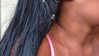 Black Amateur Latina Wannabe Lingerie Model Rough Fucked and Given Facial!