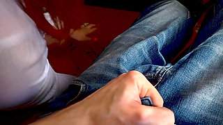 A classmate sucked a dick under a desk in a lesson